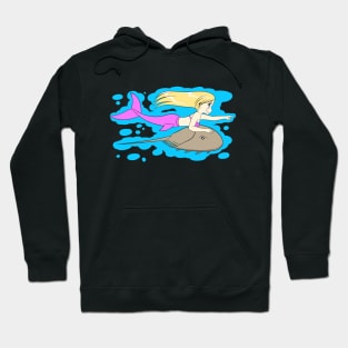 Mermaid Ridin' Horshoe Crab Hoodie